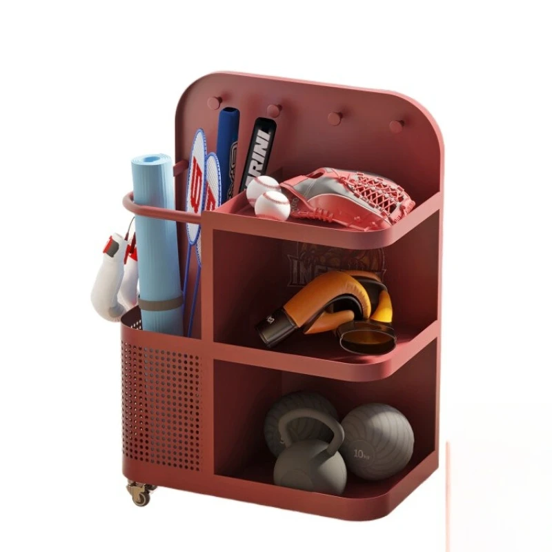 CX Household Sports Equipment Shelf Basketball Badminton Racket Yoga Mat Storage Rack