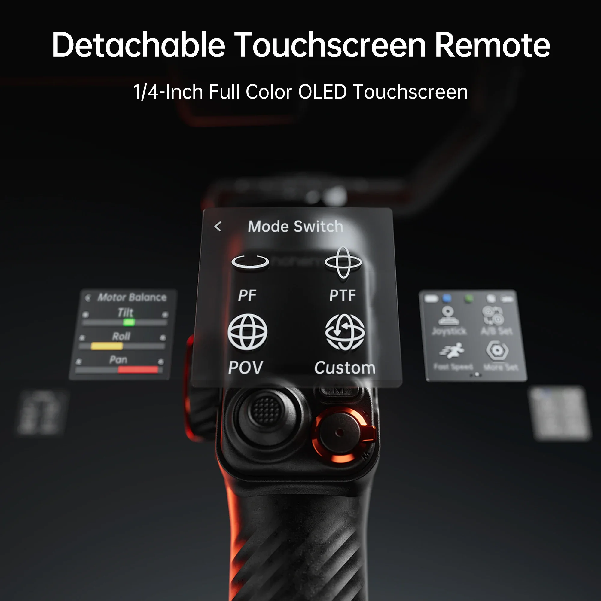 Hohemelneady М7 Stabilizer Ai Face Tracking 3-Axis Phone Gimbal المدمج في Selfie Stick iPhone16/Samsung Gimbal