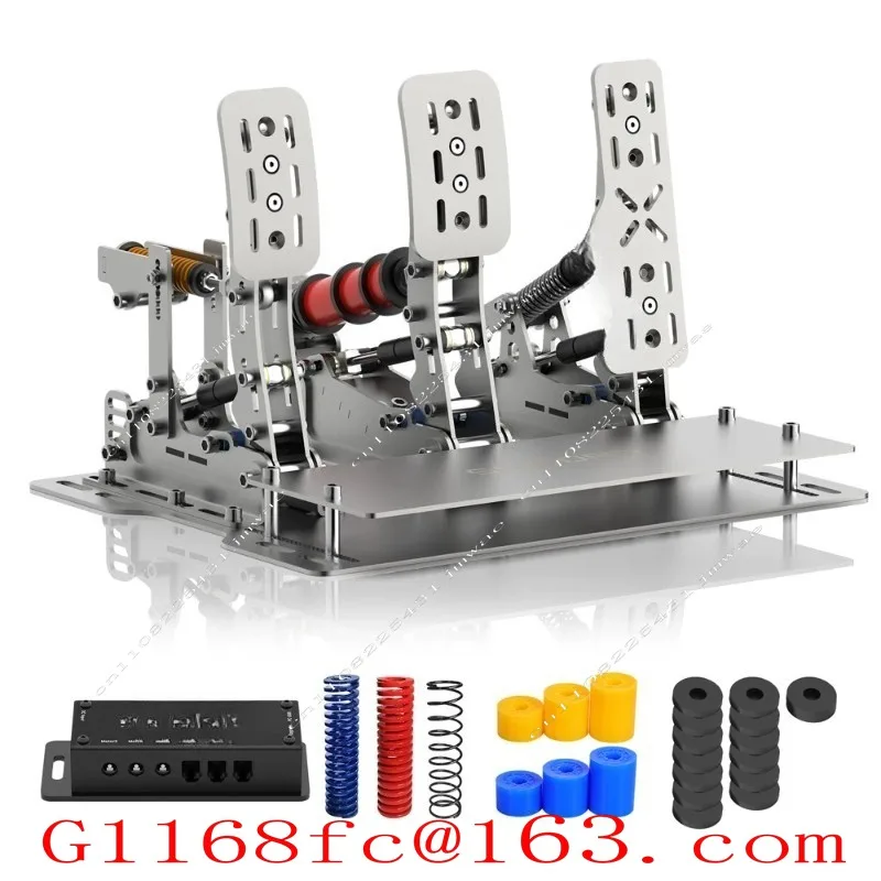 Racing Game Simulator Hydraulic Pedal with HE Vibration Feedback, Compatible with F1 Parts