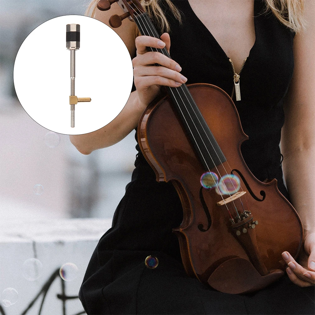 

Fine Metal Violin Bow Frog Screw Smooth Surface Student Instrument Parts Violin Bow Screw Viola Parts Instrument Accessories