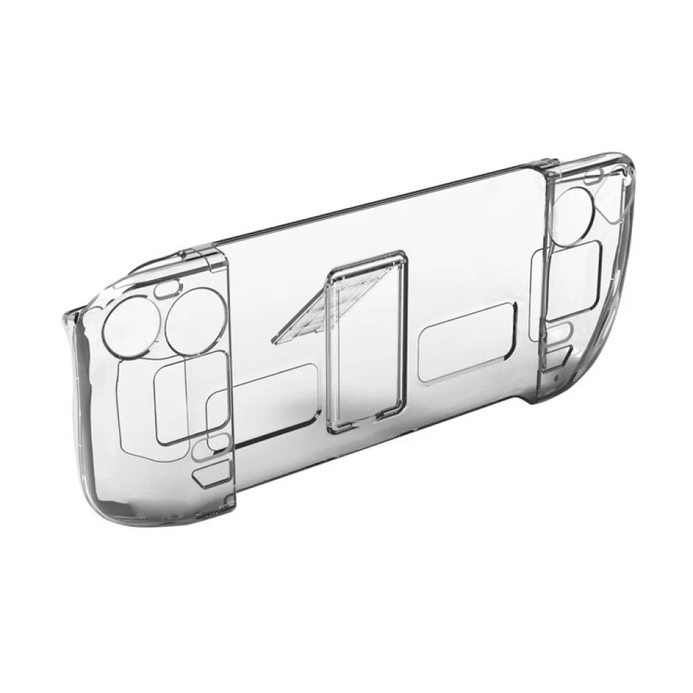 وحدة تحكم ألعاب سبليت كريستال شل S حافظة كمبيوتر شفافة واقية قشرة صلبة مع قوس لوحدة التحكم سطح السفينة البخار