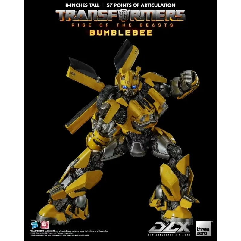 Original Hasbro Threezero Transformers DLX RISE OF THE BEASTS BUMBLEBEE Action Toy Figure Mode Ornaments view 4