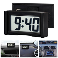 Mini Car Clock Auto Car Truck Dashboard Time Self-Adhesive Bracket Vehicle Electronic Digital Clock Car Styling Accessories