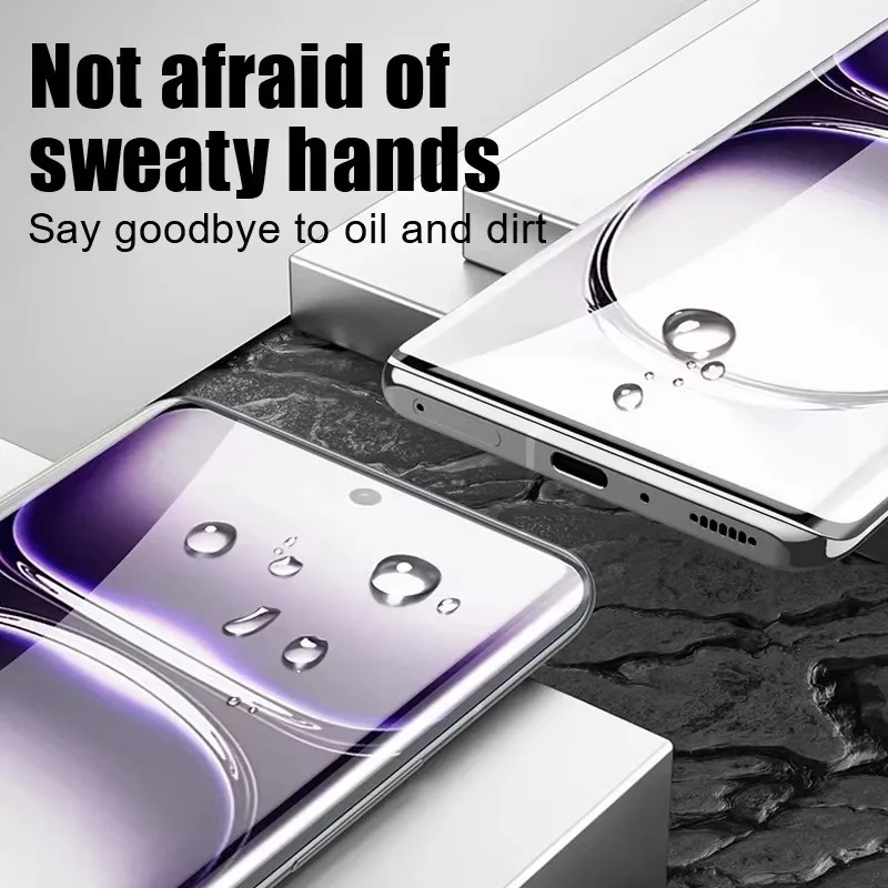 2-3PCS Tempered Glass For OnePlus 13 12 11 10 9 8 7T 7 Pro Screen Protector Film edge glue