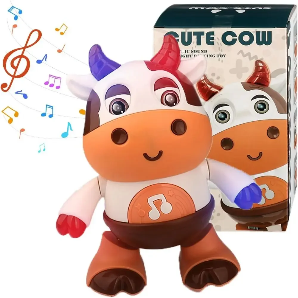 Jouet électrique lumineux pour phtalcow, jouets musicaux pour bébé mignon, anniversaire pour tout-petit