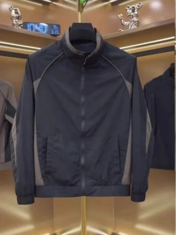 

Faionable Color Blo Men's Jaet Casual Windproof Outdoor Workwear Sle Spor Open Cardigan Design Autumn New Arrivals