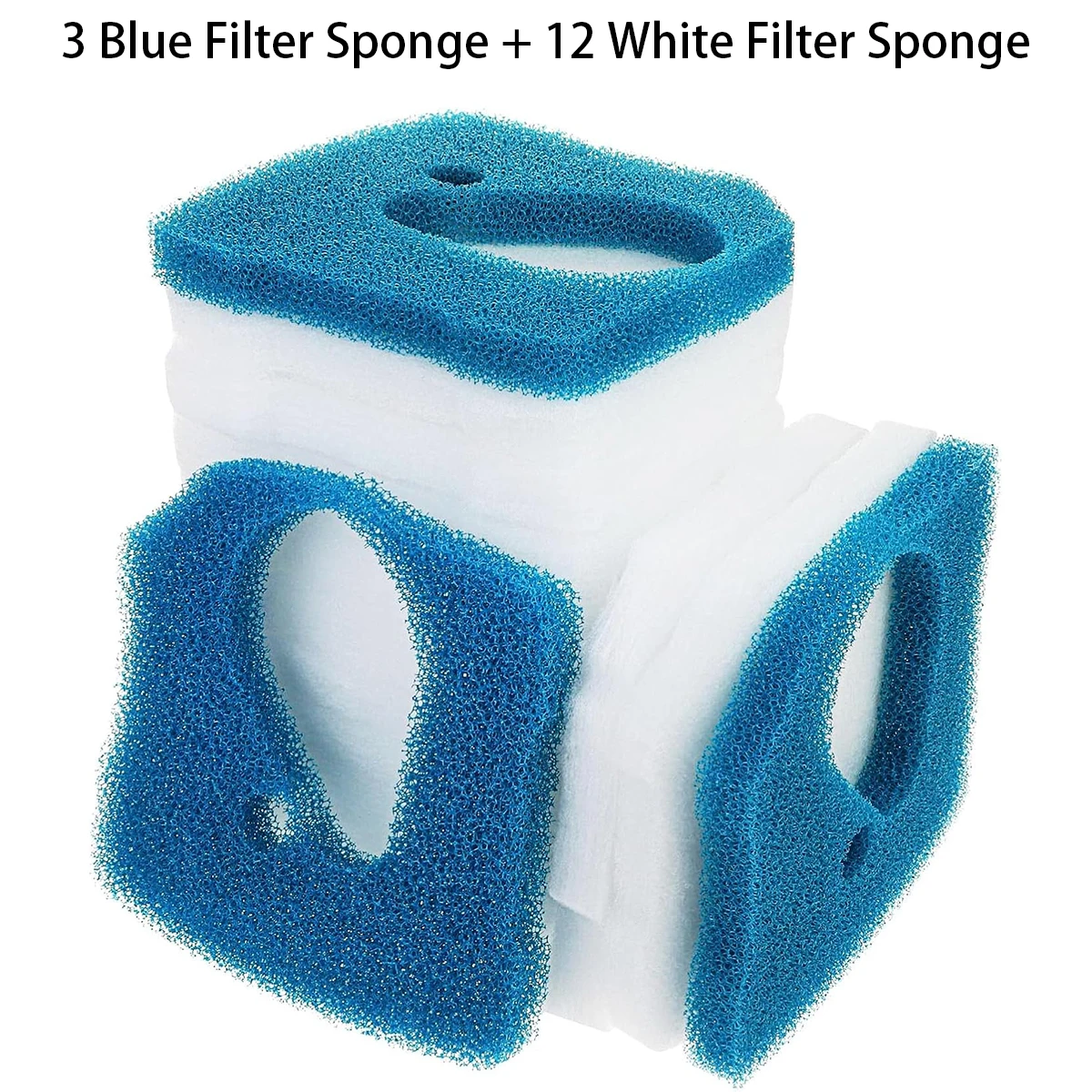 1 SET ( 1 Blue Sponge and 4 White Sponge )Replacement for Eheim Professional 3 250 Model 2071 Eheim Ultra G90 Pro 3 Model 2073