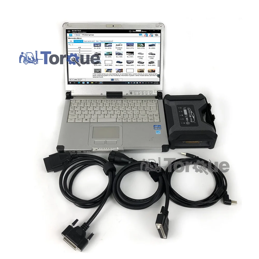 DoIP vehicle diagnostics M6 Super MB Pro M6 Star diagnostics support full function vehicle, MB Plus star CF C2 laptop