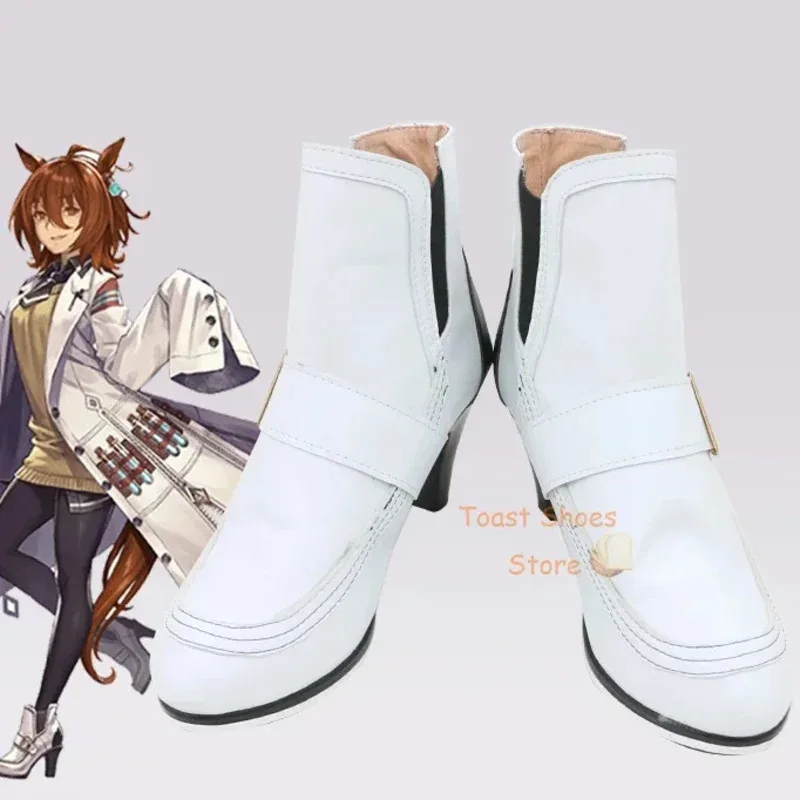 

2025 22 XT8Anime Umamusume: Pretty Derby Agnes Tachyon Boots Комикс Аниме для Con Halloween Party Косплей Костюм Опора Se