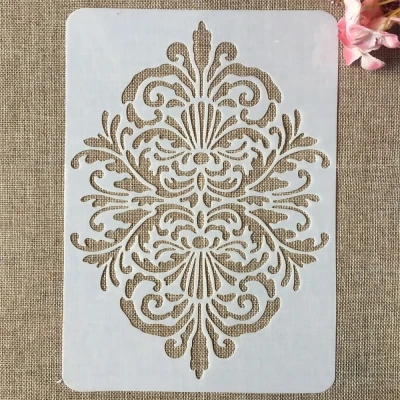 4Pcs A4 DIY Layering Stencils, Wall Painting Templates