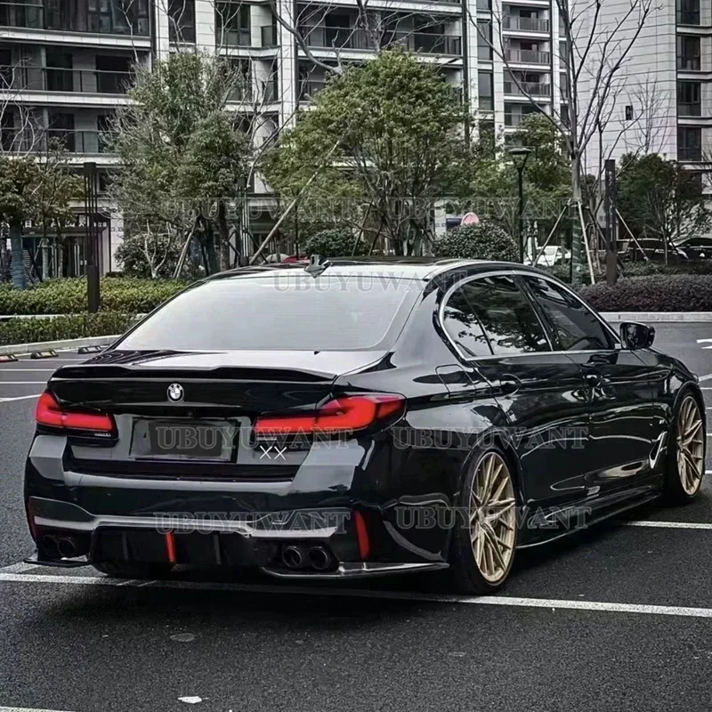 For BMW 5 Series G30 Spoiler 2018 2019 2020 Year Rear Wing PRO Style Sport Body Kit Accessories Carbon Look