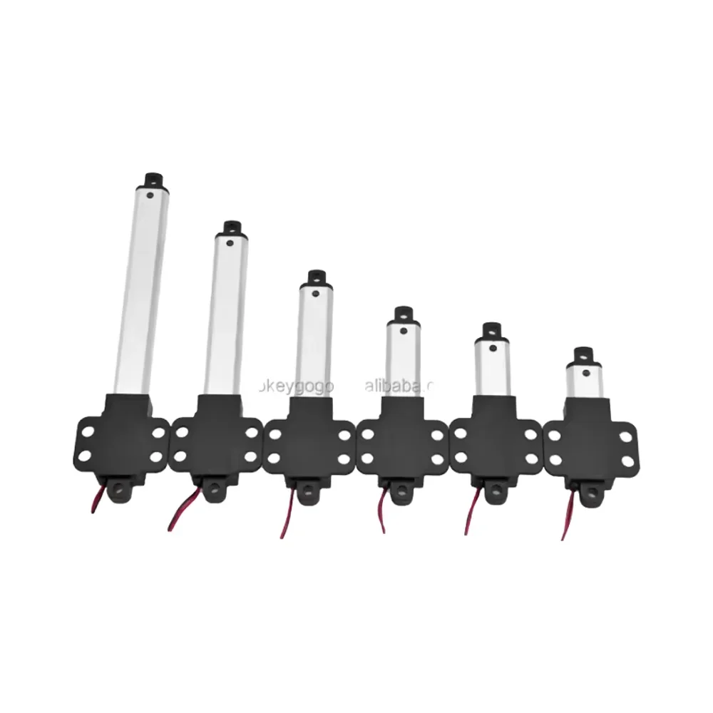 

12/24 Volt DC Motor 50mm 100mm Customized Stroke Mini Linear Actuator for Small Solar Tracker