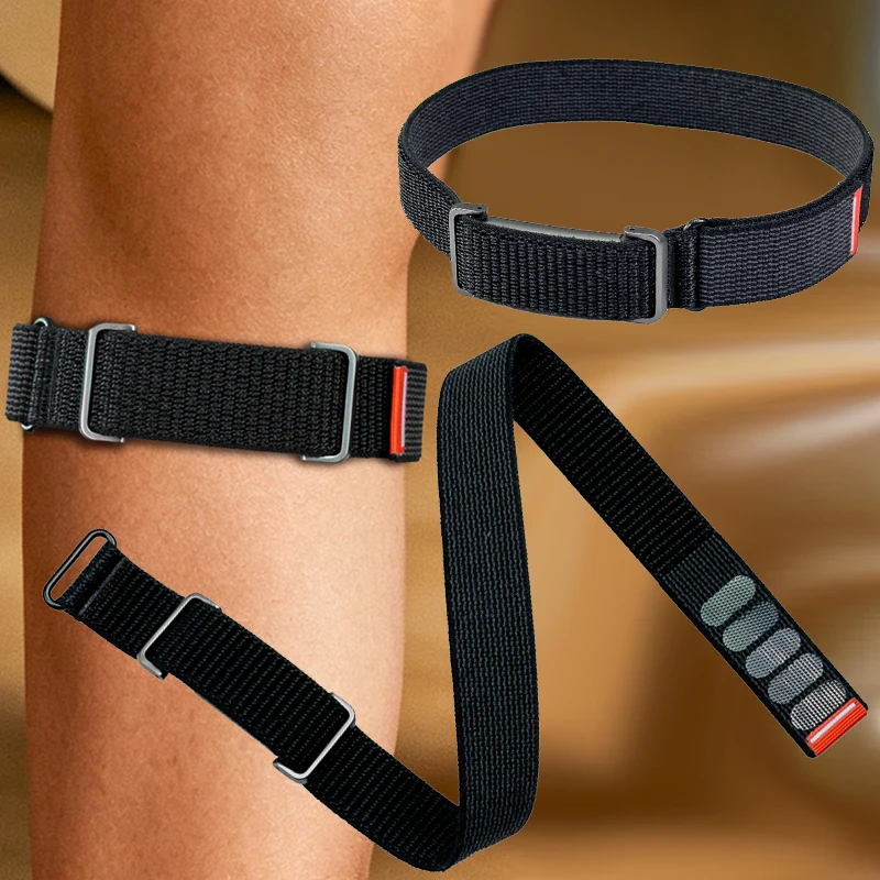 Metal Bumper+Nylon Bicep Arm Band Replacement Strap For Google Fitbit Air Sport Fitness Tracker Adjustable Armband Accessories