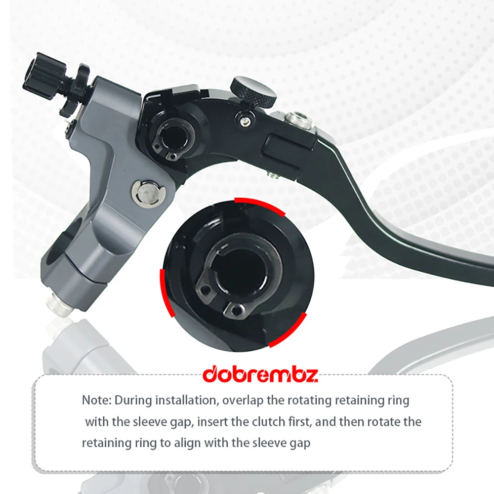 16&17.5RCS Hydraulic clutch brake master cylinder pump CNC aluminum alloy collapsible 90° Handle Bar For Yamaha Honda Kawasaki - Image 5