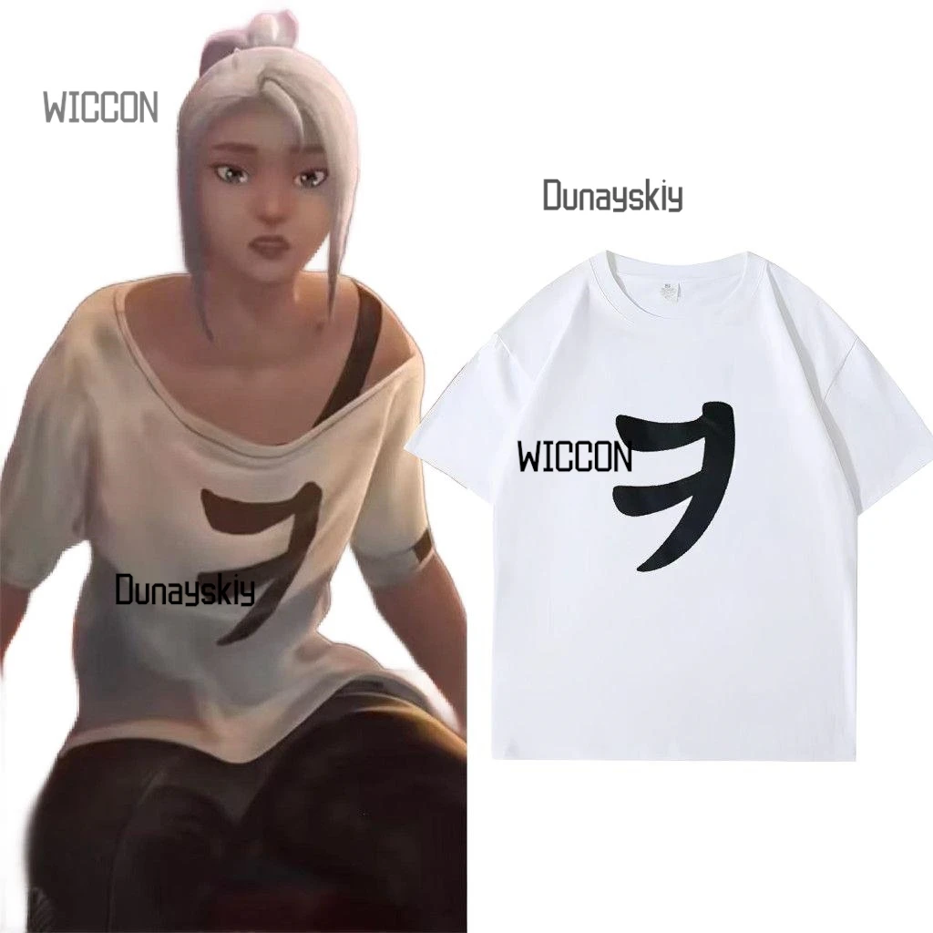 VALORANT Jett T-Shirt 2025: Unisex Anime Cosplay Tee for Summer Agent-Inspired Design