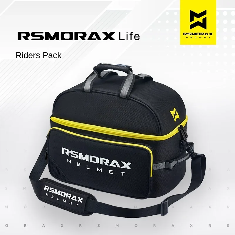 RSMORAX 35L Motorcycle Helmet Bag Full Helmet Rider Storage Bag Motorcycle Rider Hand Shoulder Crossbody Bag Large Capacity