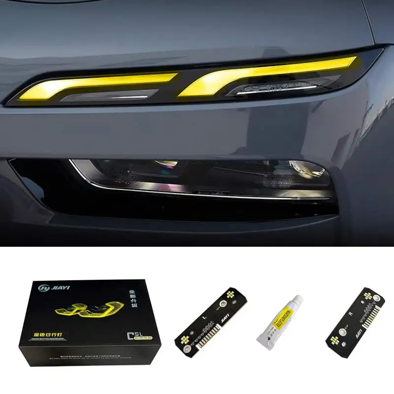 J ONE for BMW 7 Series G70 I7 735I 740I 750I 2021-2023 Yellow DRL Daytime Running Lights CSL Style LED Panel