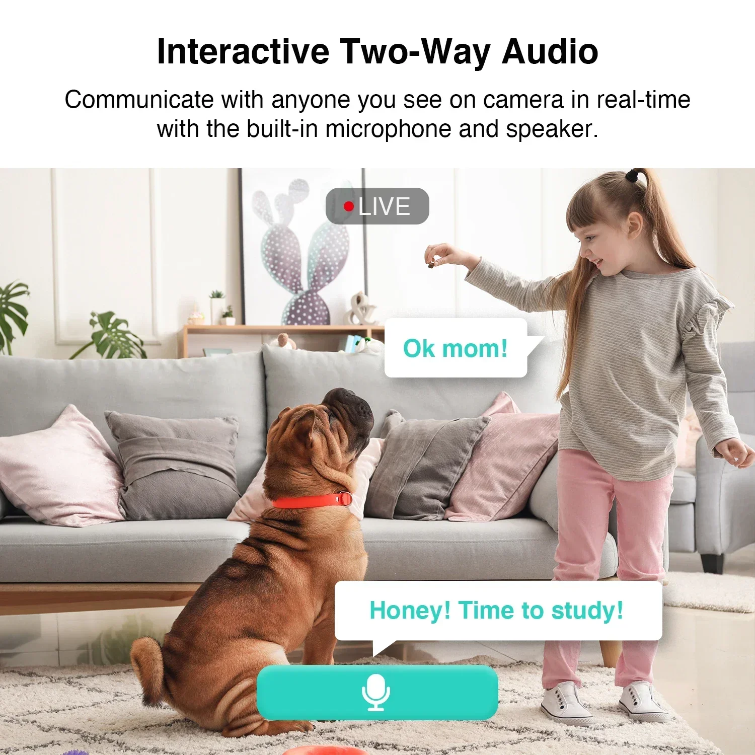Botslab 360 Home Security Cam2 PTZ Webcam 2K 3MP AI Human Detection Night Vision Webcam Work With APP