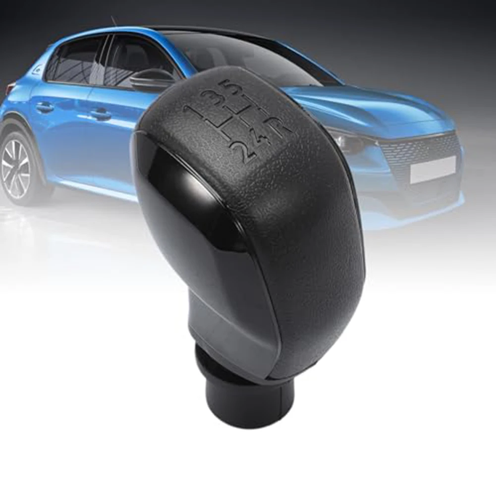 

Black ABS Knob Gear Shift Knob Interior Customization Accessories Easy Installation Design Elegant Black Finish
