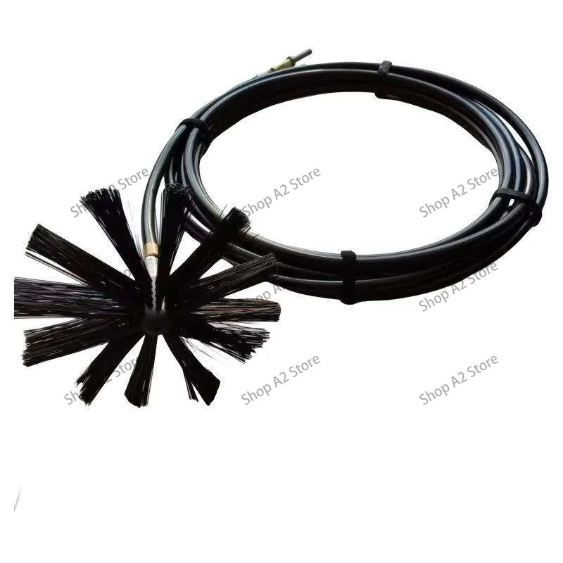 Fresh Air Duct Air Conditioner Cleaning Flexible Shaft, Cleaning Brush, Toilet Plunger for Pipeline Ventilation System Cleaning