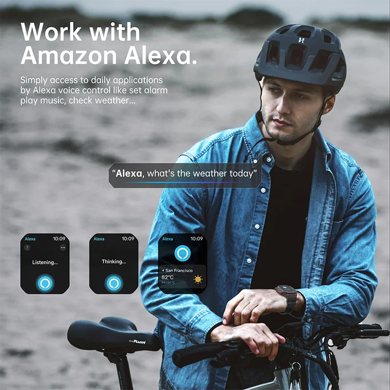 Proprietario del tempo Smart watch da uomo GPS Sport Orologio impermeabile HD Chiamata Bluetooth Smart Watch Android IOS Pedometro di posizionamento esterno