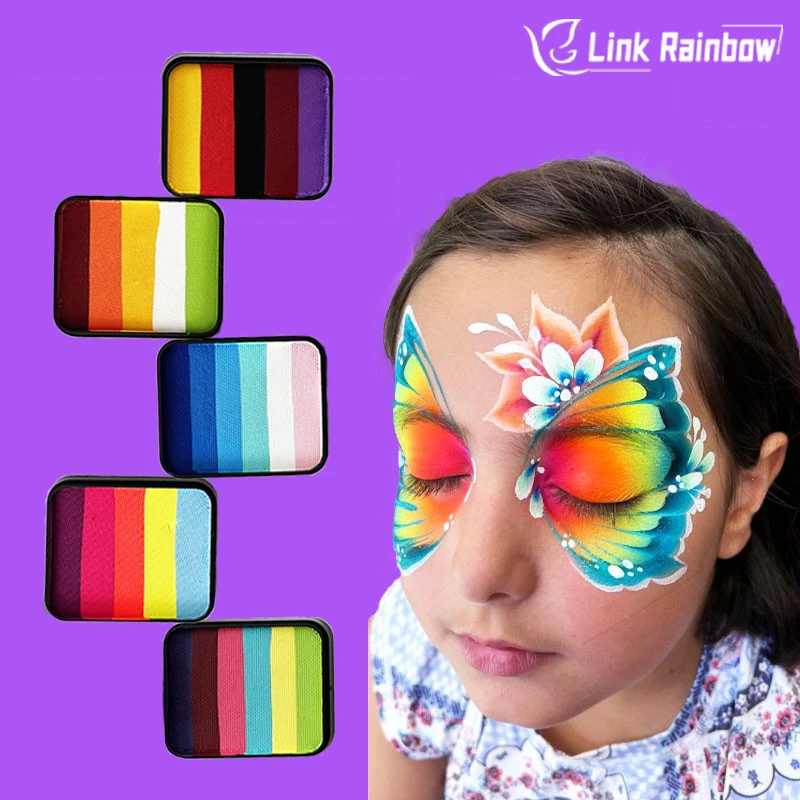30g Body Painting UV Colors Water Based Makeup Eyeliner Neon Cake Split Christmas Sports Event Family Party Supplies