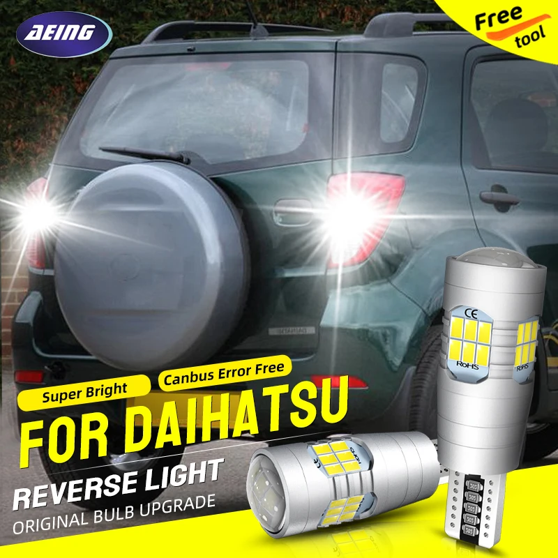 

2pcs T15 W16WLED Reverse Light Blubs Backup Lamp 921 Canbus Error Free Xenon White For Daihatsu Terios J2 Trevis YRV Sirion