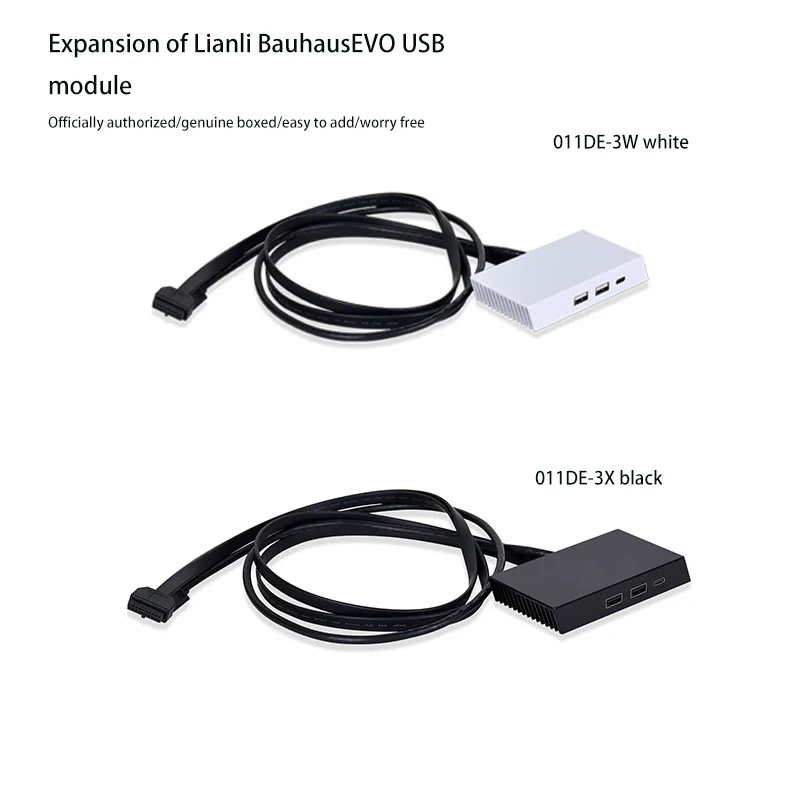 

lianli O11D EVO Additional I/O Kit USB expander Additional USB 3.1 Type-C and two USB 3.0 Type-A for O11D EVO