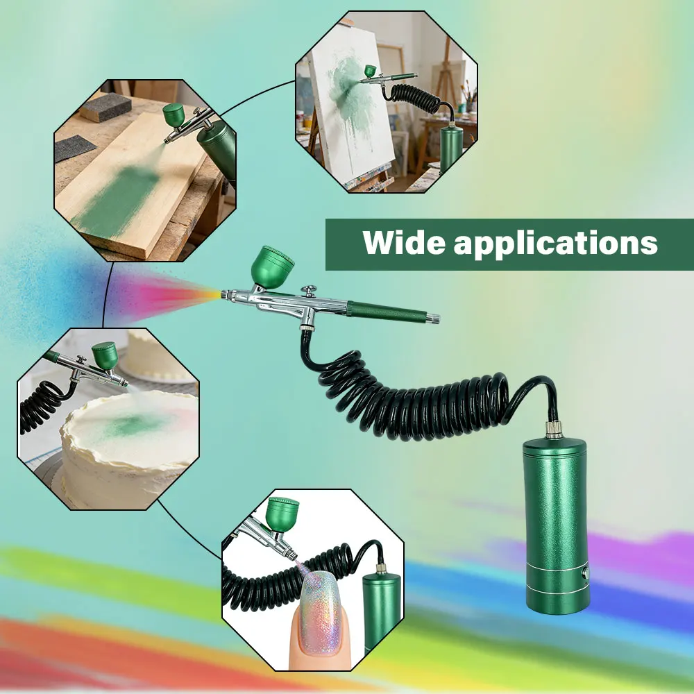 

Nail Airbrush Portable Airbrush With Compressor Painting Air Brush Mini Compressor Paint gun For Nail Art Paint Crafts Modeling
