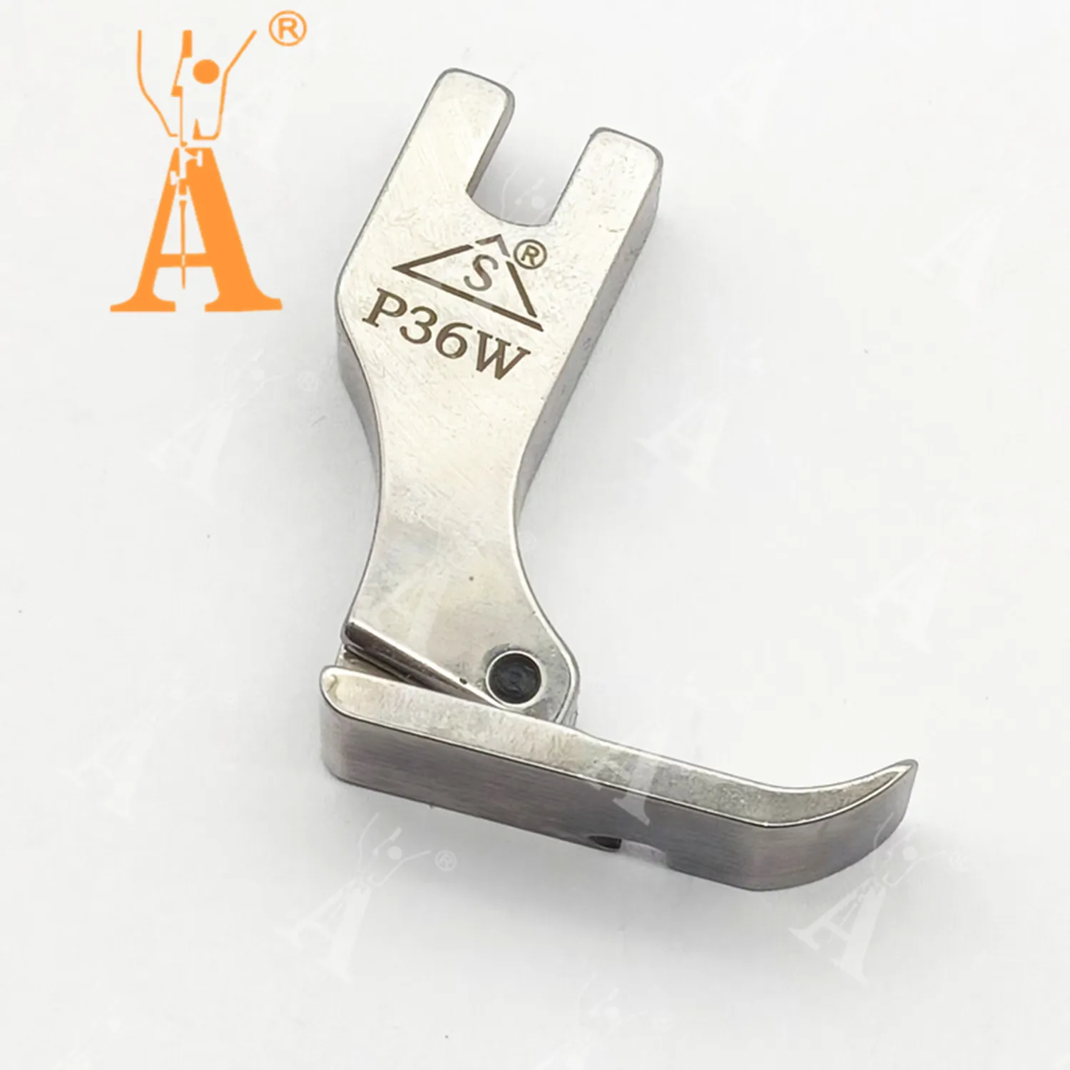 P36W قدم الضغط أحادية الجانب من الفولاذ بالكامل مع لوحة سفلية أوسع 10 مم لأجزاء ماكينات الخياطة