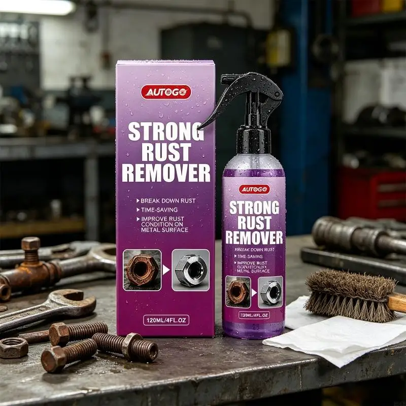 Nozzle Bottle Metal Cleaner Sprayed for Car Parts and Hand Tools, 120 Single Bottle for Hardware Cleaning and Routine H9EE