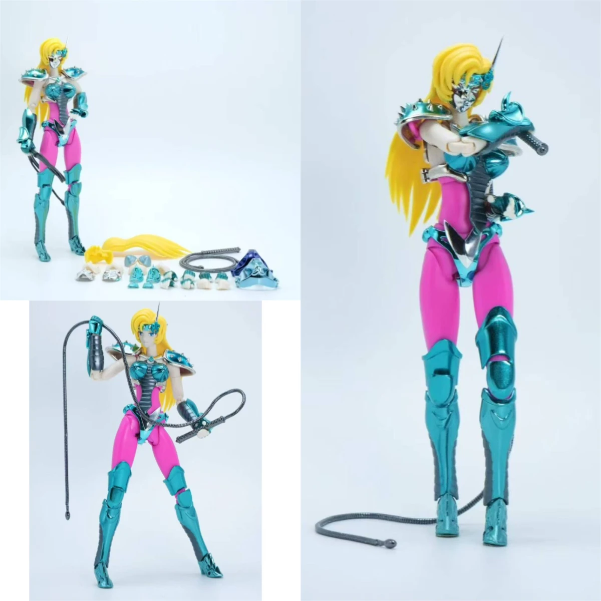 

【July spot goods】 Good Tony/GT Saint Seiya Myth Cloth EX Chameleon June/Jenny Bronze Knights of the Zodiac Action Figure Model