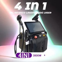 4in1 Soprano Titanium Ice Platinum Diode 755 808 1064nm :YAG Machine Painless 4Wavelength Laser ND Hair Removal Machine 2025
