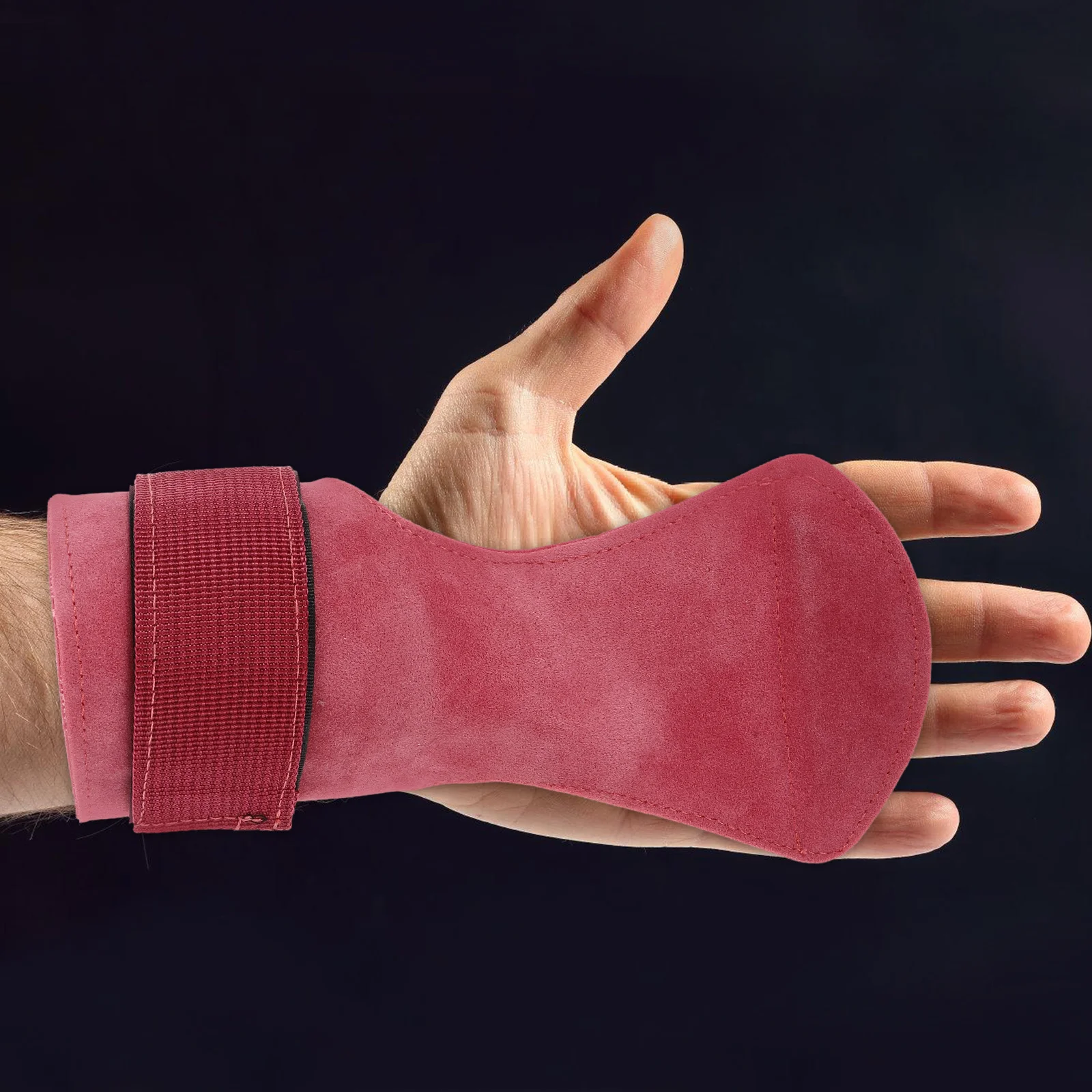 

Weightlifting Gloves Left Palm Non-Slip Palm Pads Durable Grip for Cycling Camping Hiking Fitness Sports Weightlifting Gloves