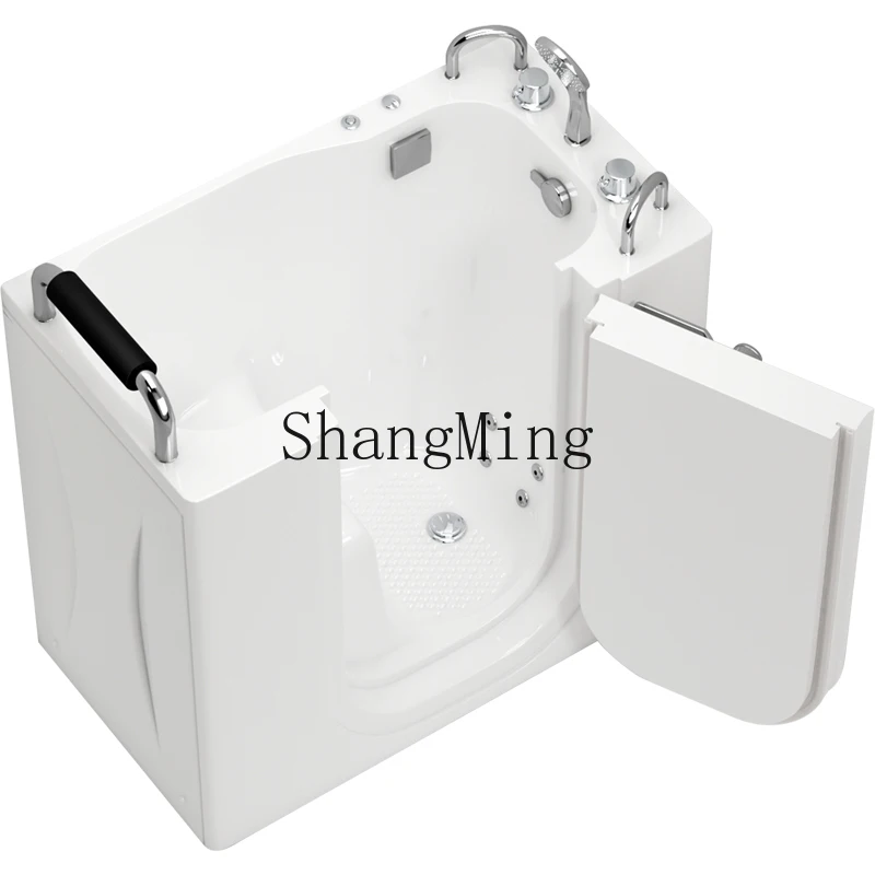 CL side door type deep bubble acrylic massage constant temperature special bathtub for the elderly, barrier-free walk-in