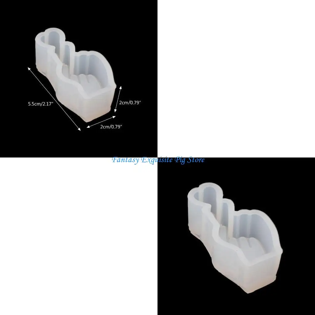

Love Heart Hand Posture Mould Epoxy Resin Silicone Mold Soap Cake Jewelry Making