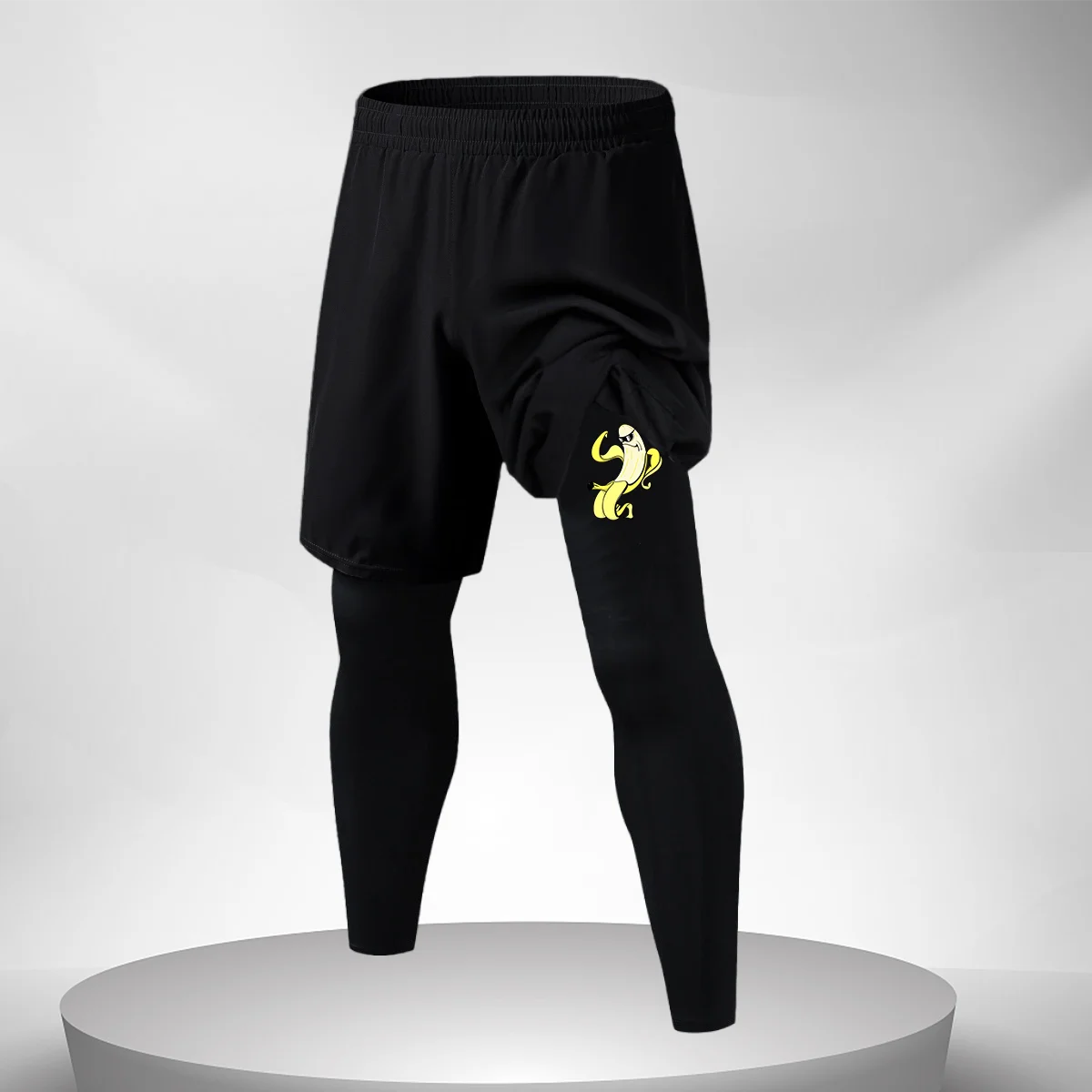 Fitness Training Pants Men\'s Running Compression Pants Quick Dry Gym Workout Leggings Male Sport Bottom
