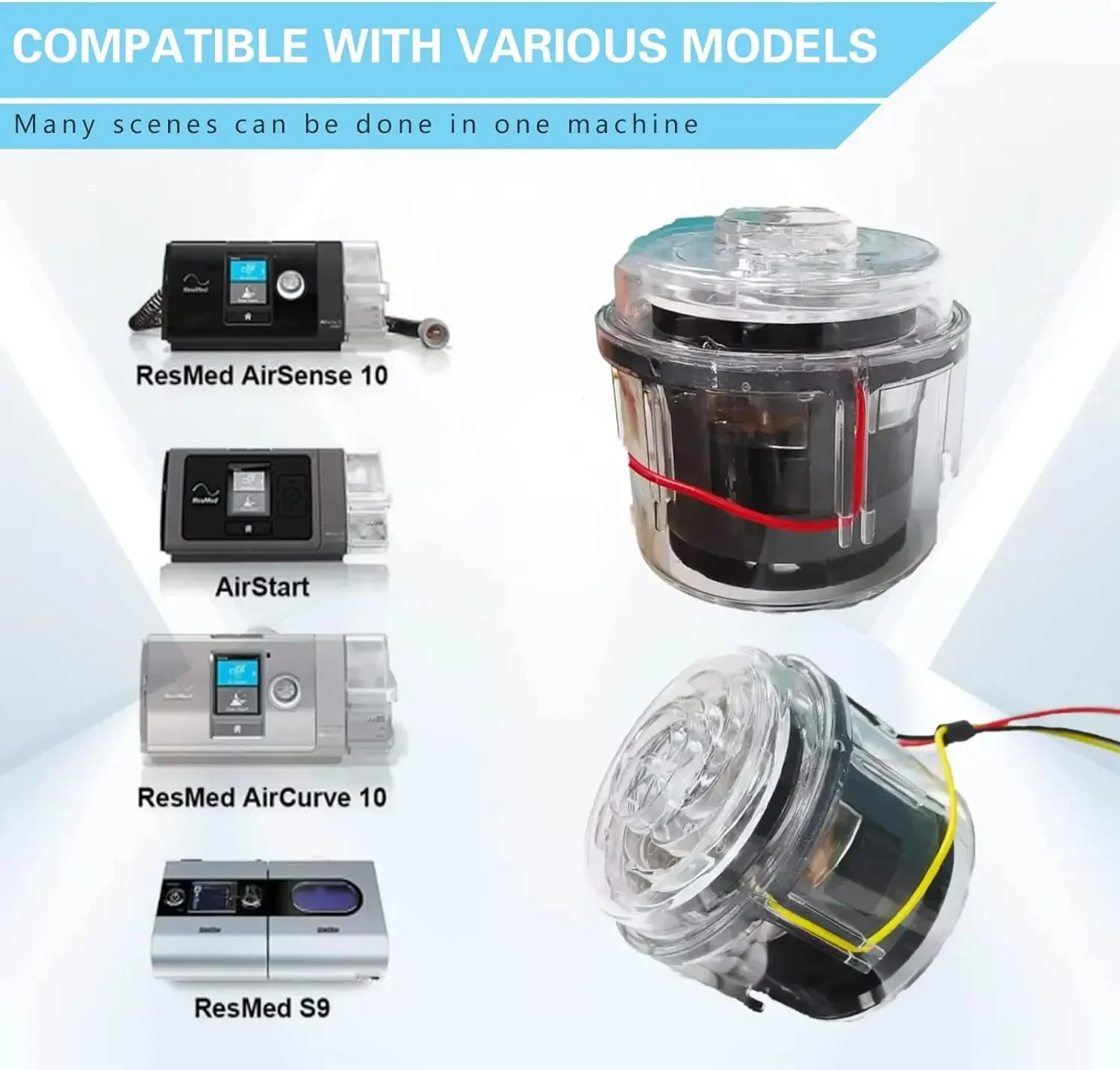 Resmed Airsense 10 - Motor Pump Replacement - Compatible with Resmed S10 Resmed S9