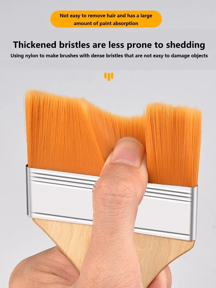Nylon Bristle Brush Soft Bristle Cleaning Brush Industrial Coating Latex Paint Brush Non Marking Brush Wool Brush