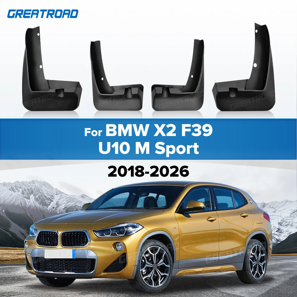 Schmutzfänger für BMW X2 F39 U10 M Sport 2018-2026 Spritzschutz Kotflügel Auto-Zubehör
