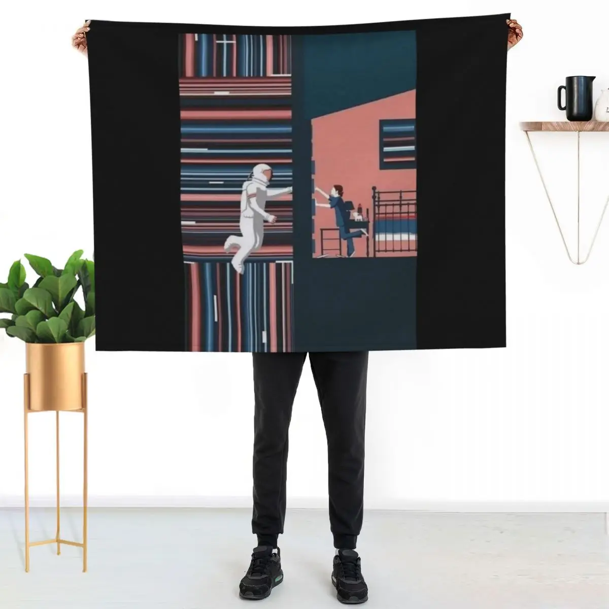 Interstellar Tesseract Classic Throw Blanket Blankets Sofas Of Decoration Large Beach Sofas Moving Blankets