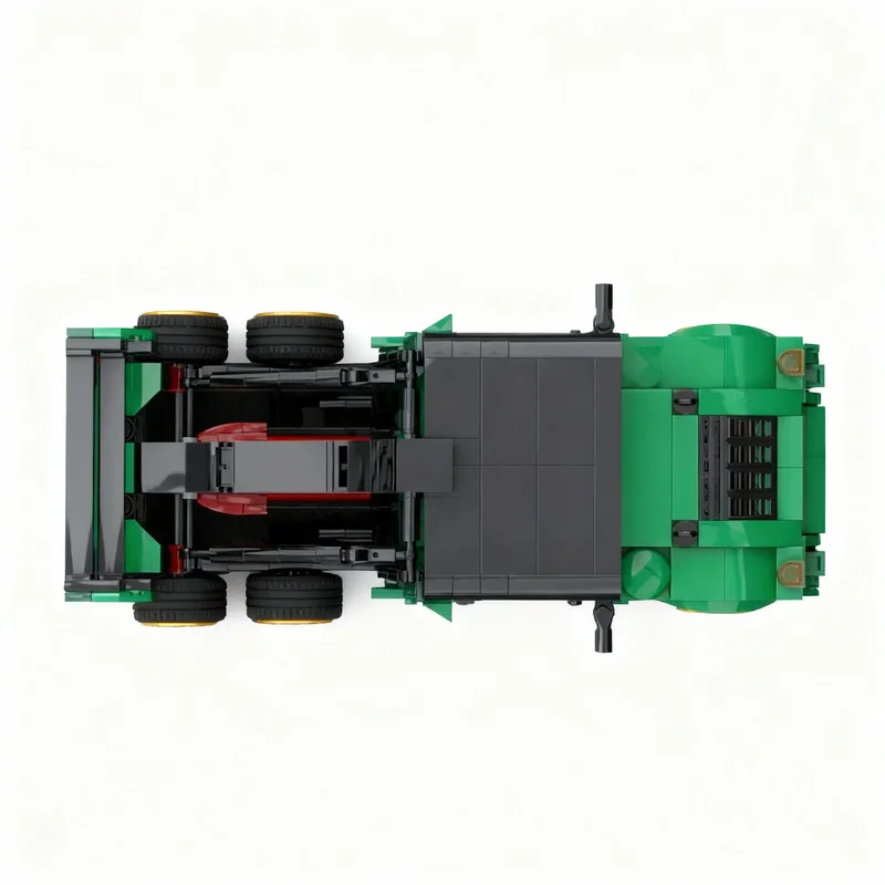 593pcs MOC City Champions Hellcat Humvee Model Building Blocks Construction Christmas Gift Toy Idea Education Brick Kids