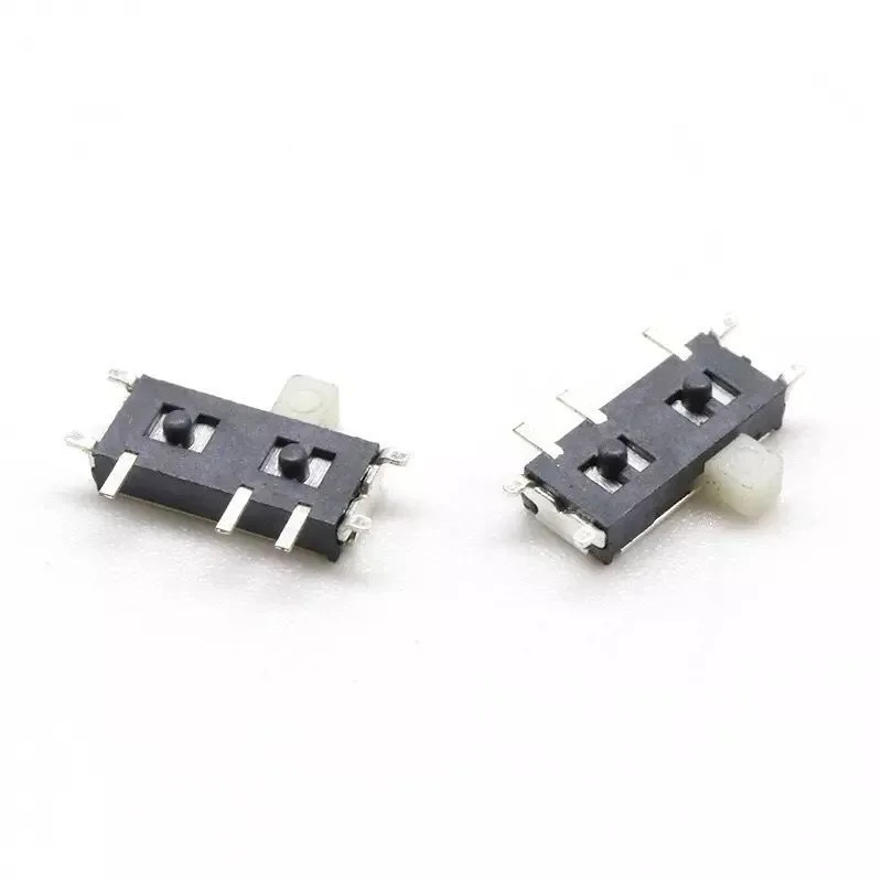 20PCS 7 Pin Mini Slide Switch On-OFF 2Position Micro Slide Toggle Switch 1P2T H=1.5MM Miniature Horizontal Slide Switch SMD