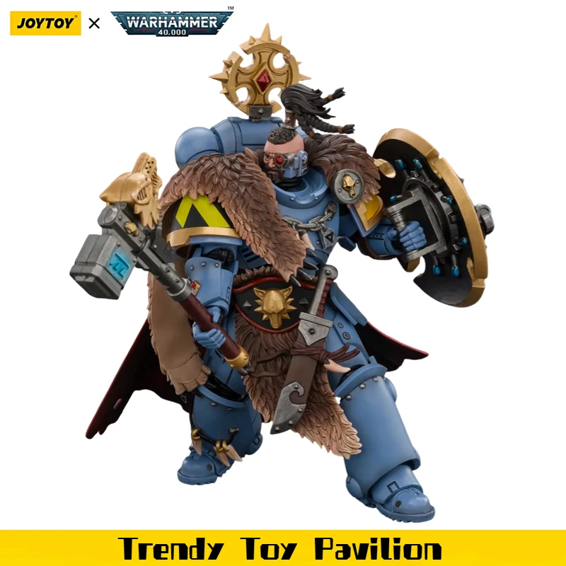 【Pre-sale】JOYTOY Warhammer 40K Space Wolves Wolf Guard Battle Leader 1/18 Action