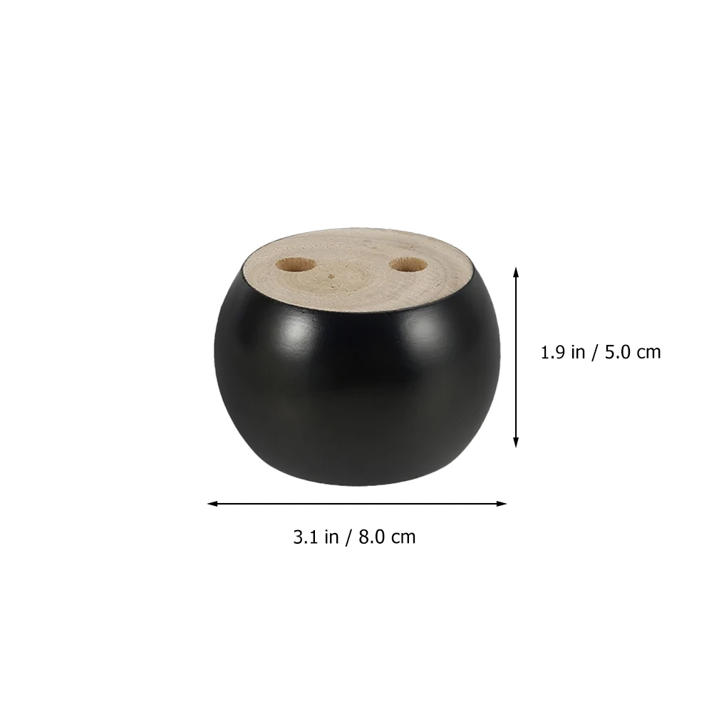 

Solid Wood Sofa Legs St Bun Feet Round Supporting Cabinet Couch Table Furniture Wide Application Space Saving