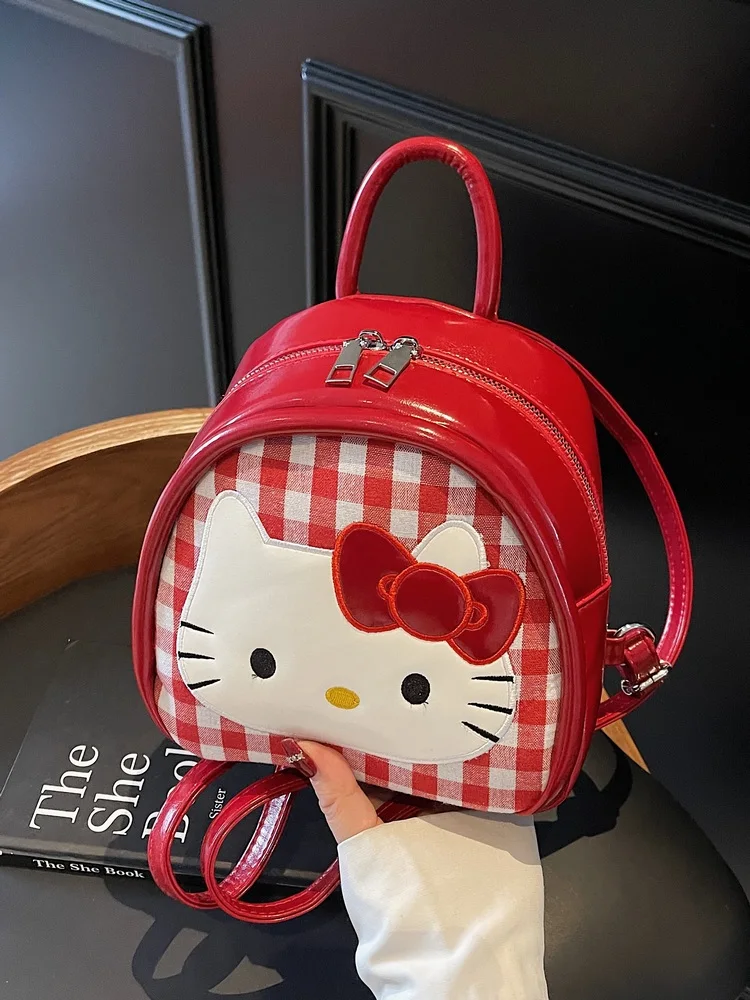 

Fashionable Cute Hellokitty Mini Shoulder Bag Women's Bag 2025 New Style Versatile Double Strap Bag High-End Feel Cartoon Design