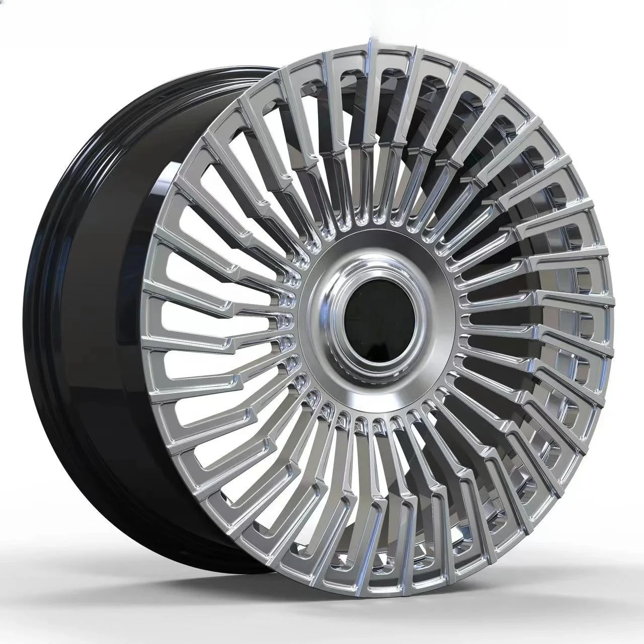 Aluminium Car Alloy Wheel Rims for  Rolls Royce Black Silver 4pcs