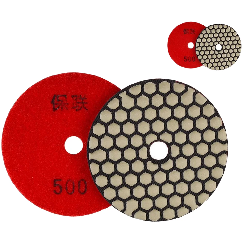 

1pc 3 Inch 4 Inch Diamond Grit Polishing Pad Dry Wet Grinding Disc For Marble Granite Multi-Stage Polishing Grinding Wheel Parts