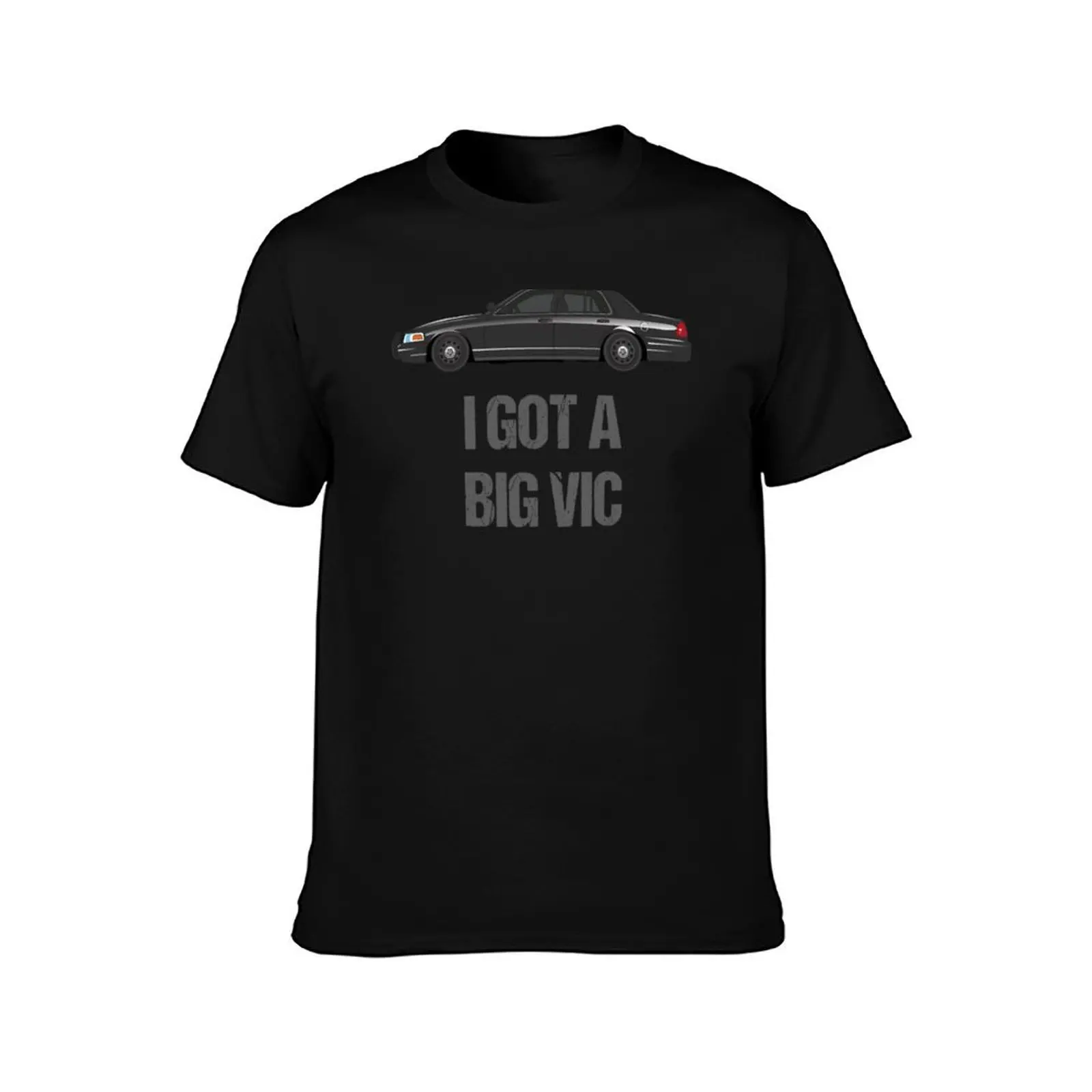 Crown Victoria Outline - Police Interceptor T-Shirt cotton t shirt man T-Shirt
