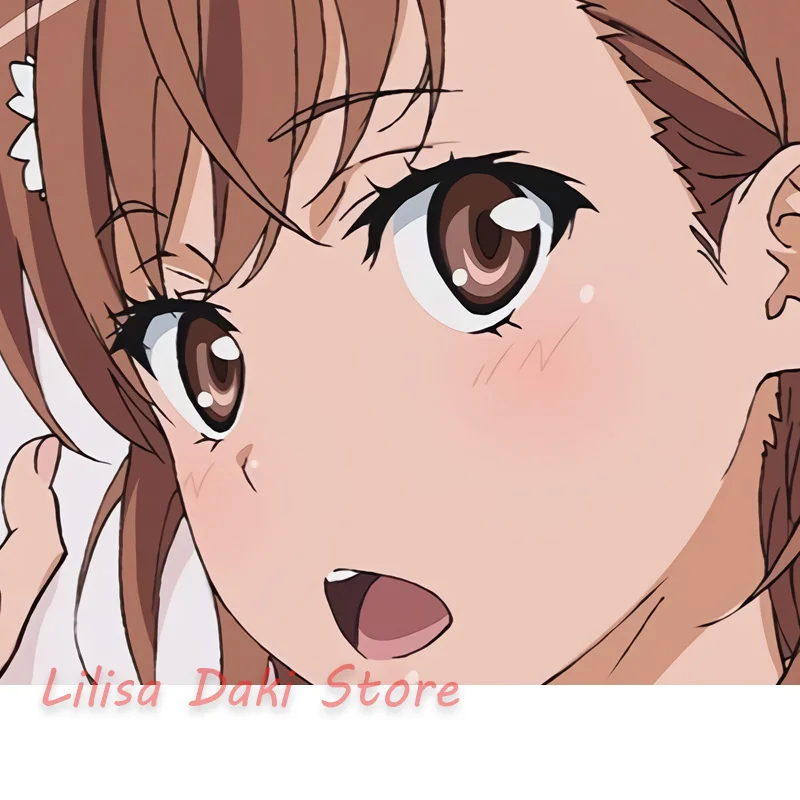 Dakimakura Mikoto Misaka Body Pillow Cover Double-Sided Print Anime Life-Size Pillowcase Gifts